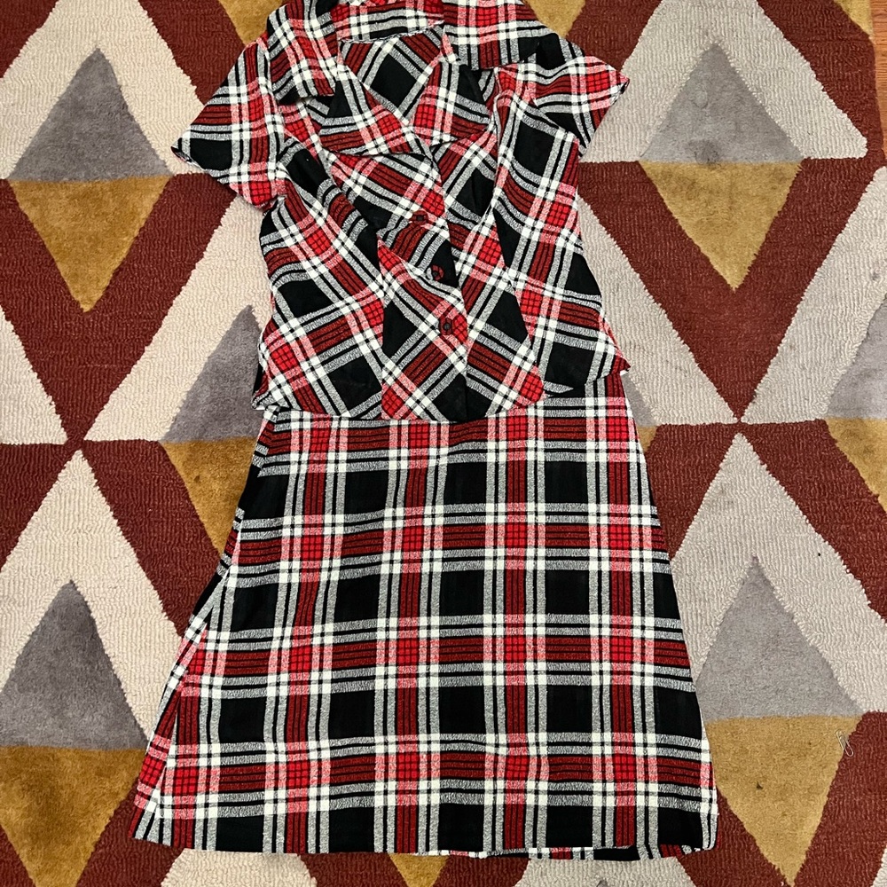 Vintage Two-Piece Skirt & Top